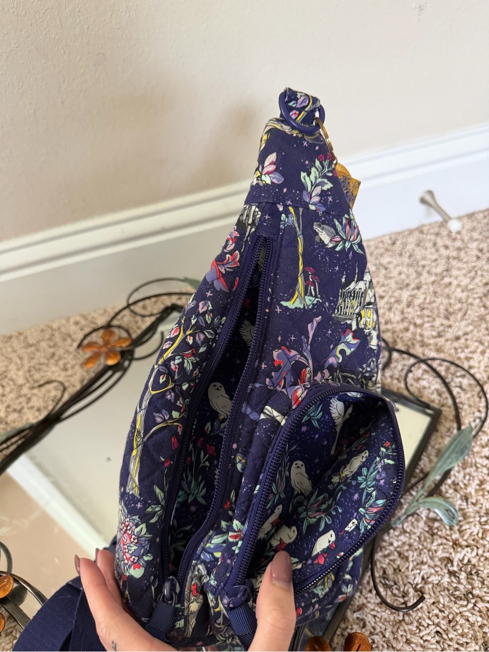 Vera Bradley mini sling bag forbidden forest harry potter print - Picture 2 of 3